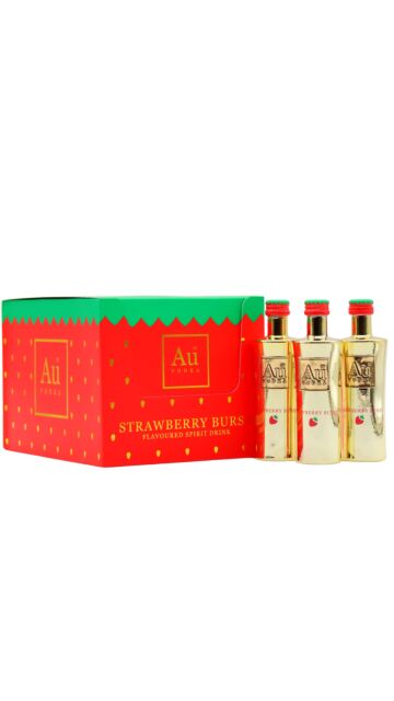 Au - Strawberry Burst Vodka Miniatures (12 x 5cl)