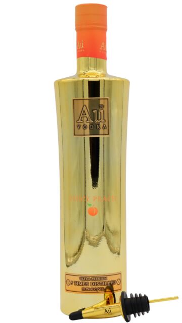 Au - Juicy Peach Vodka (Includes Speed Pourer)