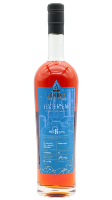 London Distillery Co. - Yesteryear London Single Rye 6 year old Whisky