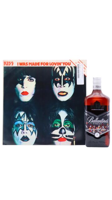 Ballantines - True Music Icons - KISS Edition Blended Scotch Whisky (Includes KISS - I Was Made For Lovin' You 12" Vinyl)