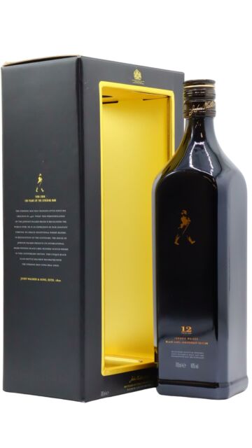 Johnnie Walker - Black Label 100th Anniversary Edition Blended Scotch 12 year old Whisky