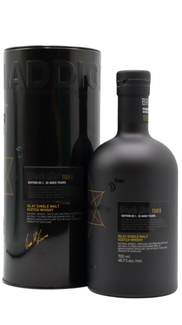 Bruichladdich - Black Art 3.1 Islay Single Malt Scotch 1989 22 year old Whisky