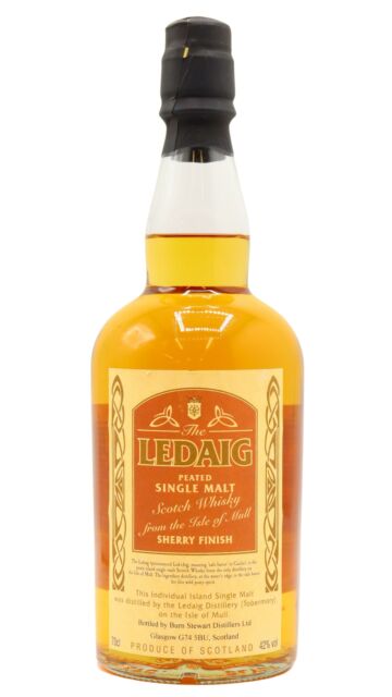 Ledaig - Peated Single Malt Sherry Finish Whisky (1990's Bottling)