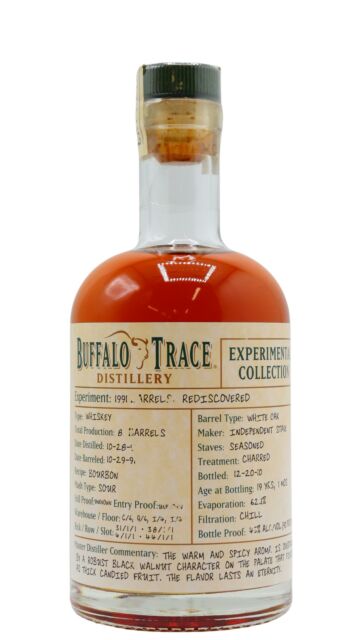 Buffalo Trace - Experimental Collection - Rediscovered Barrels 1991 19 year old Whiskey