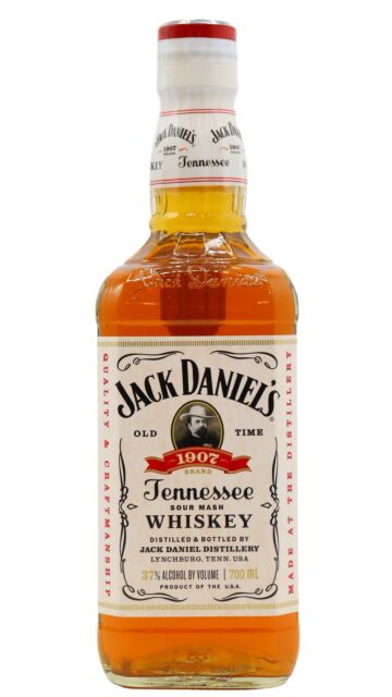 Jack Daniel's - 1907 Brand White Label 1st Edition Tennessee Whiskey