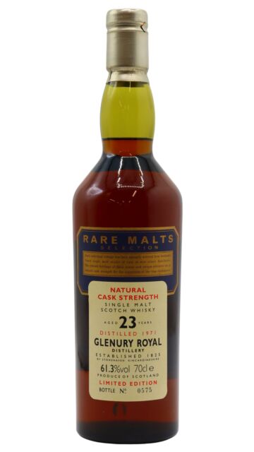 Glenury Royal (silent) - Rare Malts Selection Single Malt Scotch 1971 23 year old Whisky