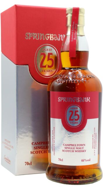 Springbank - 2014 Edition Campbeltown Single Malt Scotch 25 year old Whisky