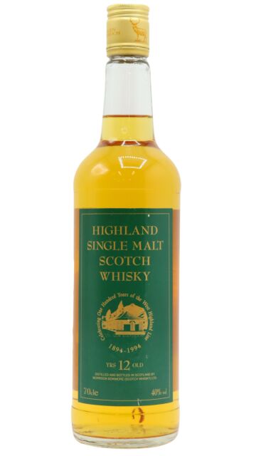 Glen Garioch - 100 Years of The West Highland Line 1894-1994 12 year old Whisky