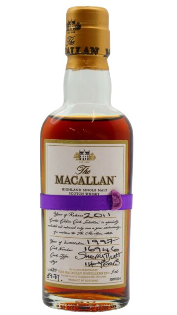 The Macallan - 2011 Easter Elchies Single Malt Scotch 1997 14 year old Whisky Miniature