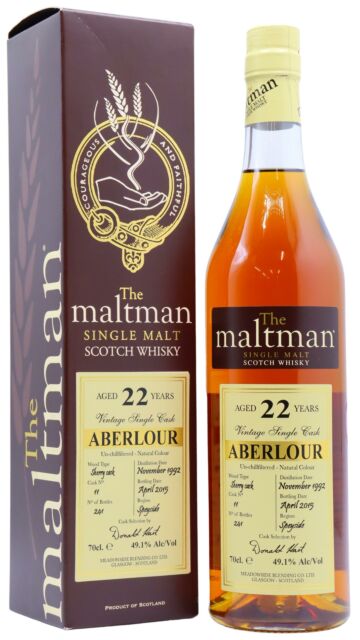 Aberlour - The Maltman Single Cask #11 1992 22 year old Whisky