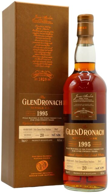 Glendronach - Batch 13 Single Pedro Ximenez Sherry Cask #3047 1995 20 year old Whisky
