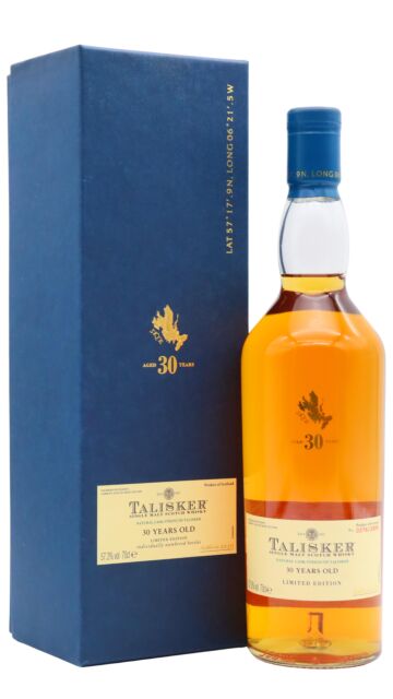 Talisker - Natural Cask Strength Single Malt Scotch 1980 30 year old Whisky
