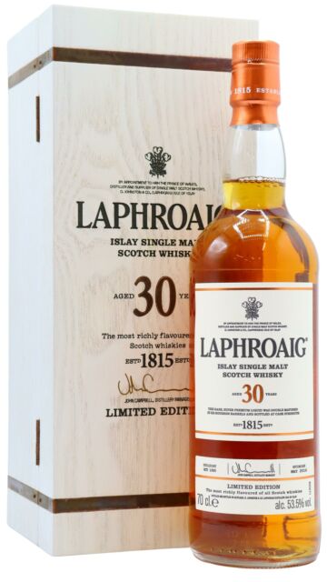 Laphroaig - Islay Single Malt Scotch 1985 30 year old Whisky