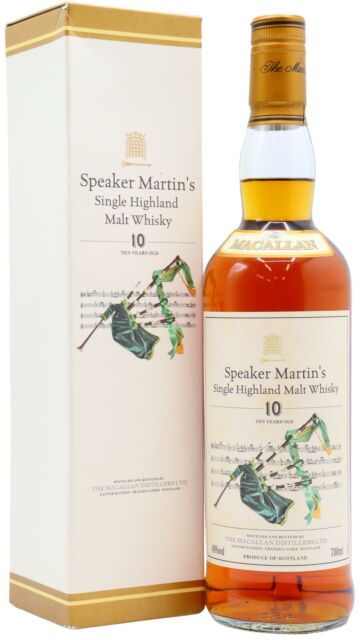 The Macallan - Speaker Martin's Highland Single Malt 10 year old Whisky