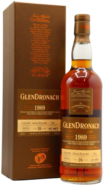 Glendronach - Batch 14 Single Oloroso Sherry Cask #2662 1989 26 year old Whisky