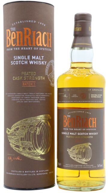 Benriach - Peated Cask Strength Batch 1 Single Malt Scotch Whisky