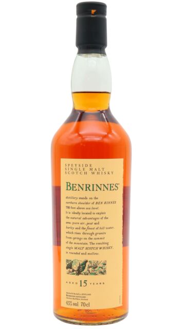 Benrinnes - Flora & Fauna Single Malt Scotch 15 year old Whisky