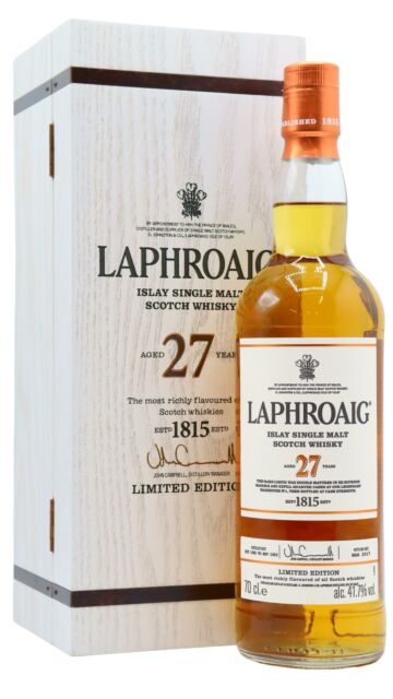 Laphroaig - Double Matured Islay Single Malt Scotch 1989 27 year old Whisky