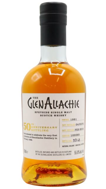 GlenAllachie - 50th Anniversary Single Cask #100285 1991 26 year old Whisky