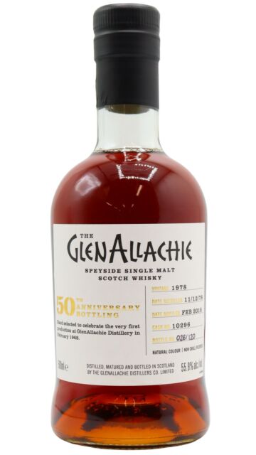 GlenAllachie - 50th Anniversary Single Cask #10296 1978 39 year old Whisky