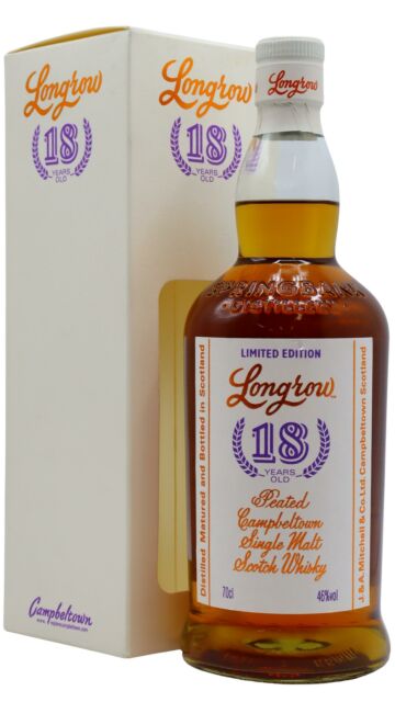 Longrow - 2018 Release Campbeltown Single Malt Scotch 18 year old Whisky