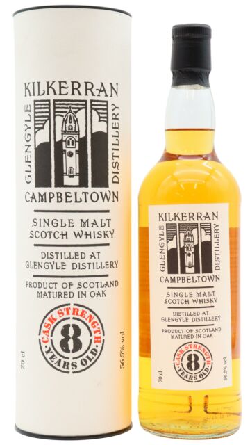 Kilkerran - Cask Strength 2018 Release Bourbon Cask Matured Single Malt Scotch 8 year old Whisky