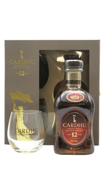 Cardhu - Single Malt Scotch 12 year old Whisky Glass Pack