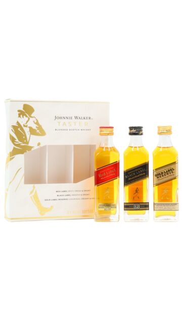 Johnnie Walker - Blended Scotch Whisky Miniature Gift Pack (3 x 3cl)