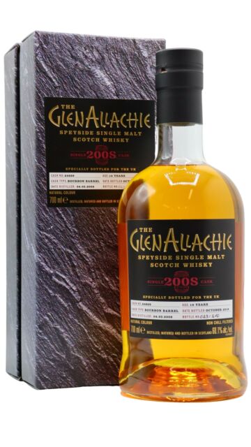 GlenAllachie - Single Bourbon Cask #24829 2008 10 year old Whisky