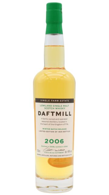 Daftmill - Winter Batch 2018 Release Single Malt Scotch 2006 12 year old Whisky