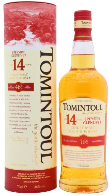 Tomintoul - Speyside Single Malt Scotch 14 year old Whisky