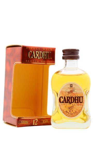 Cardhu - Speyside Single Malt Scotch 12 year old Whisky Miniature