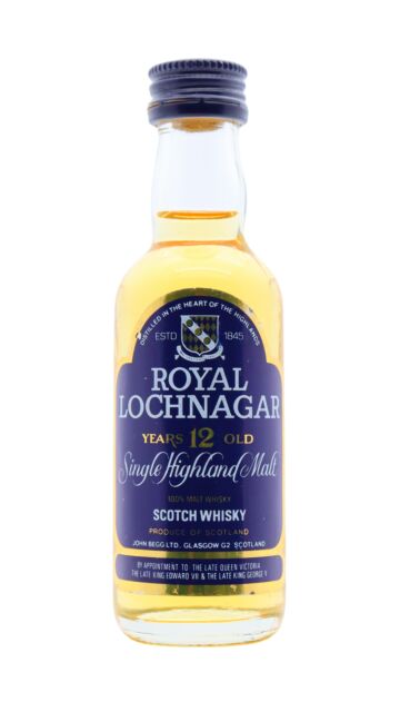 Royal Lochnagar - Highland Single Malt Scotch 12 year old Whisky Miniature