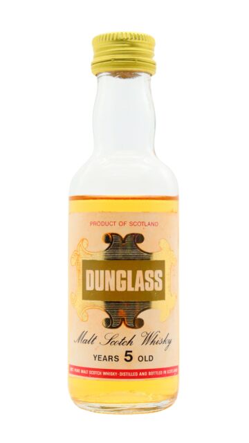 Dunglass (silent) - Lowland Pure Malt Scotch 5 year old Whisky Miniature
