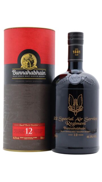 Bunnahabhain - SAS 22nd Special Air Service Regiment Islay Single Malt Scotch 12 year old Whisky