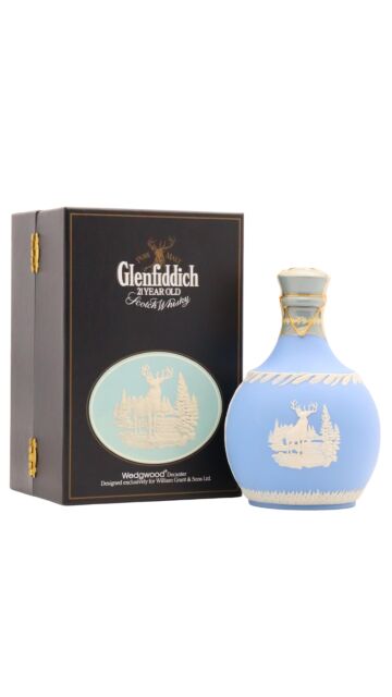 Glenfiddich - Wedgwood Jasper Decanter Pure Malt Scotch 1966 21 year old Whisky (75cl)