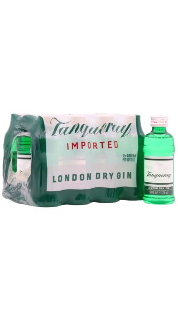 Tanqueray - London Dry Gin Miniatures (12 x 5cl)