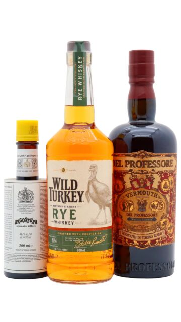 Wild Turkey - Kentucky Straight Rye Whiskey Manhattan Cocktail Bundle