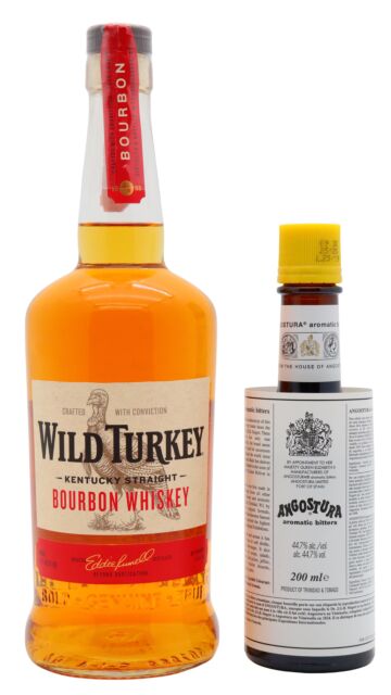Wild Turkey - 81 Kentucky Straight Bourbon Whiskey (Old Fashioned Cocktail Bundle)