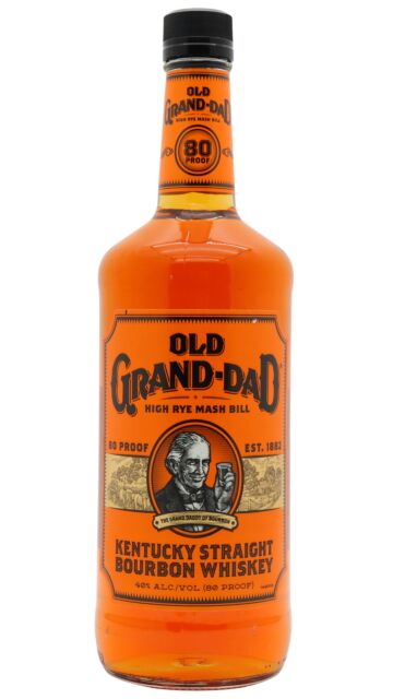 Old Grand-Dad - 80 Proof Kentucky Straight Bourbon Whiskey (1 Litre)