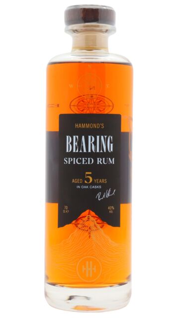 Hammonds - Bearing English Spiced 5 year old Rum (Richard Hammond) (Signed Bottle)