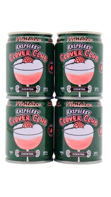 Whitebox - Raspberry Clover Club Cocktail (4 x 10cl)