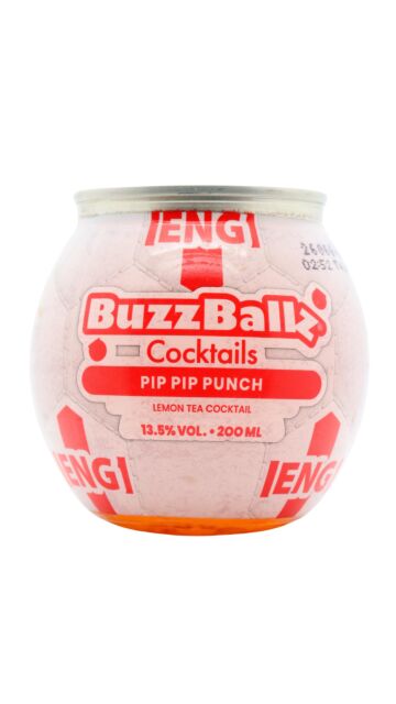 BuzzBallz - Limited Edition England 2026 World Cup Pip Pip Punch Lemon Tea Cocktail