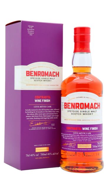 Benromach - Contrasts - Côte-Rôtie Wine Cask Finish Single Malt Scotch 2014 12 year old Whisky