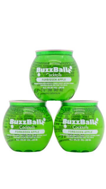 BuzzBallz - Forbidden Apple Cocktail (3 x 20cl)