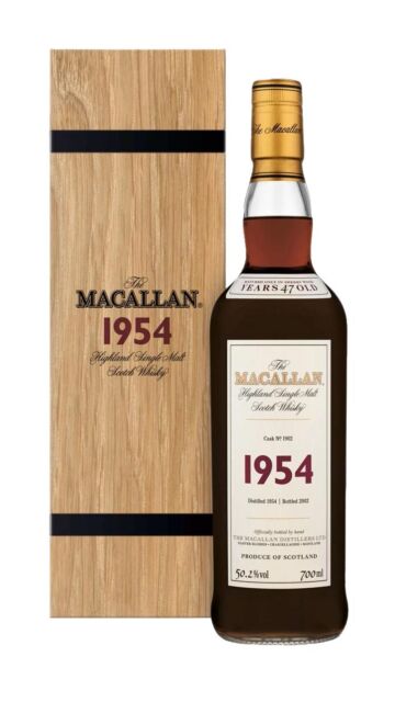 The Macallan - Fine & Rare Single Malt Scotch 1954 47 year old Whisky