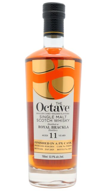 Royal Brackla - The Octave Single Pedro Ximenez Sherry Cask #9346593 2014 11 year old Whisky (UK Exclusive)