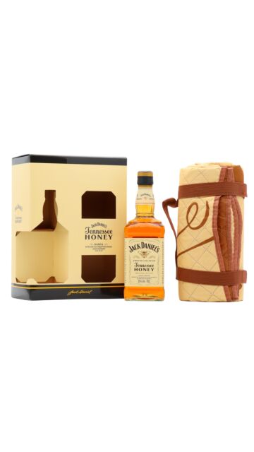 Jack Daniel's - Tennessee Honey Whiskey Liqueur Blanket Gift Pack