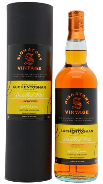 Auchentoshan - Signatory Vintage Un-Chillfiltered Collection Single Malt Scotch 2013 13 year old Whisky