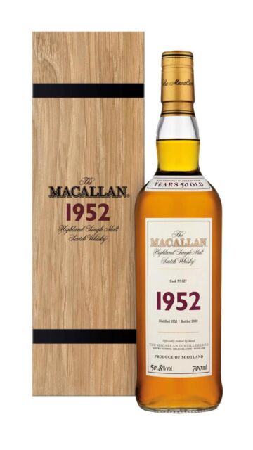 The Macallan - Fine & Rare Single Malt Scotch 1952 50 year old Whisky